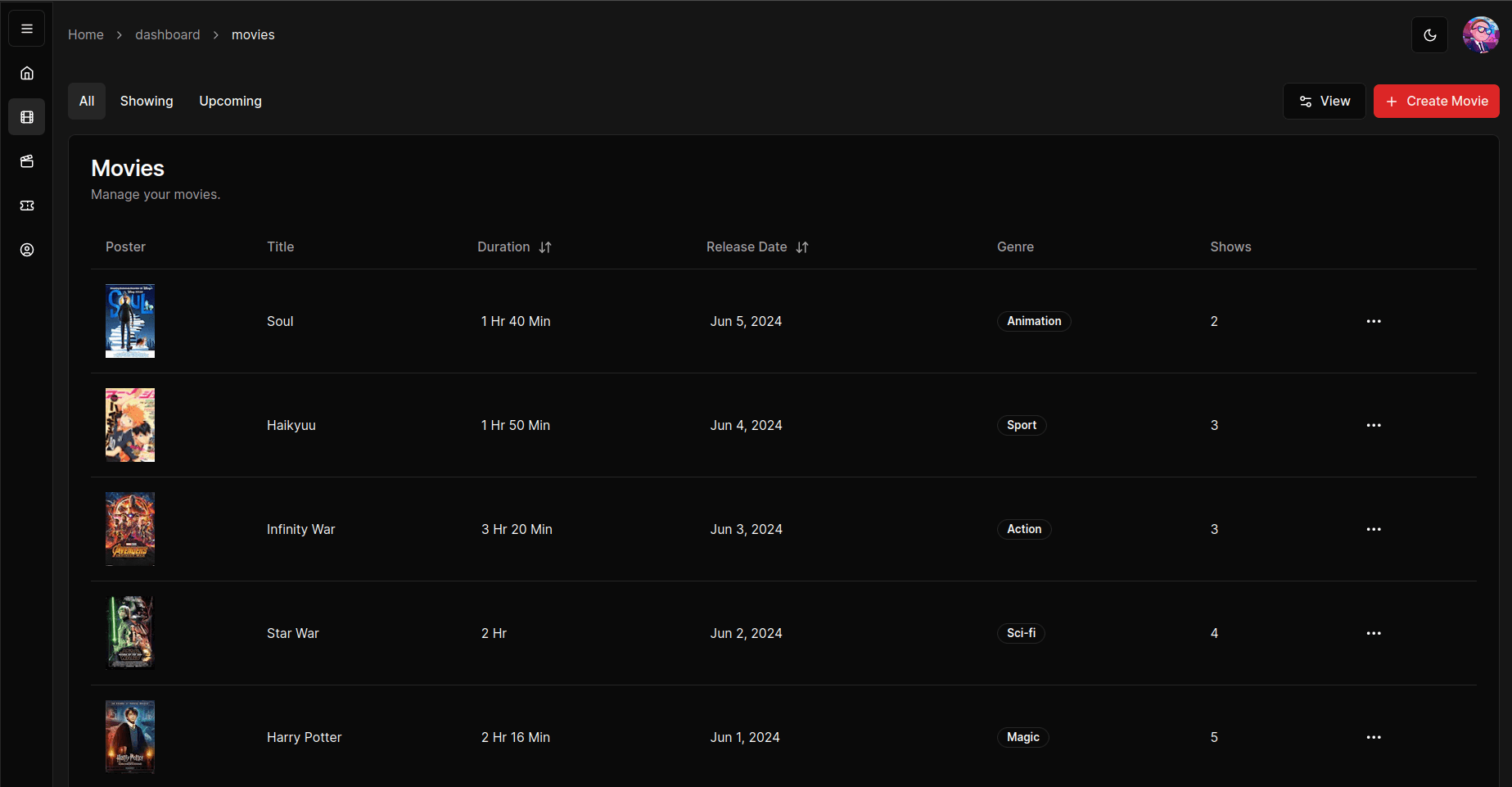 Movie Booking System (Legacy Project)
